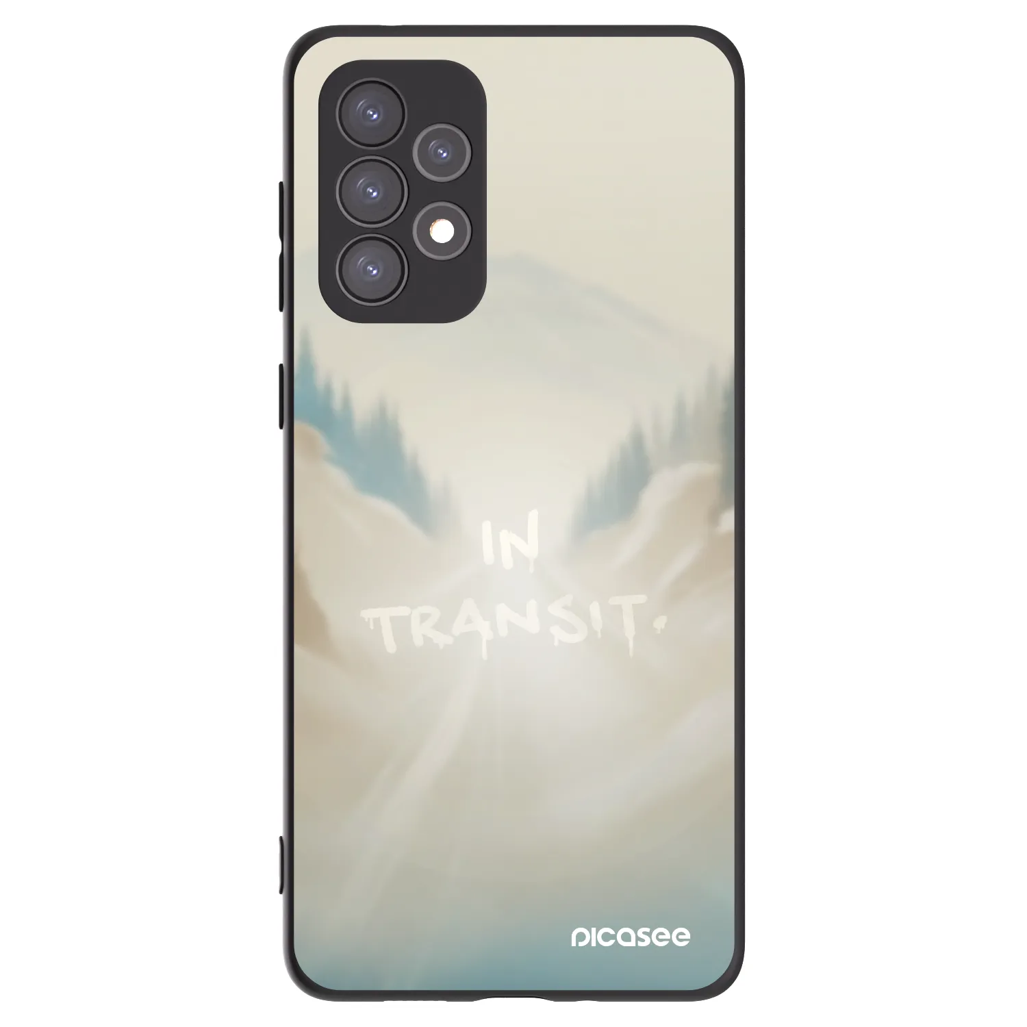 Picasee husă neagră din silicon pentru Samsung Galaxy A73 5G - IN TRANSIT
