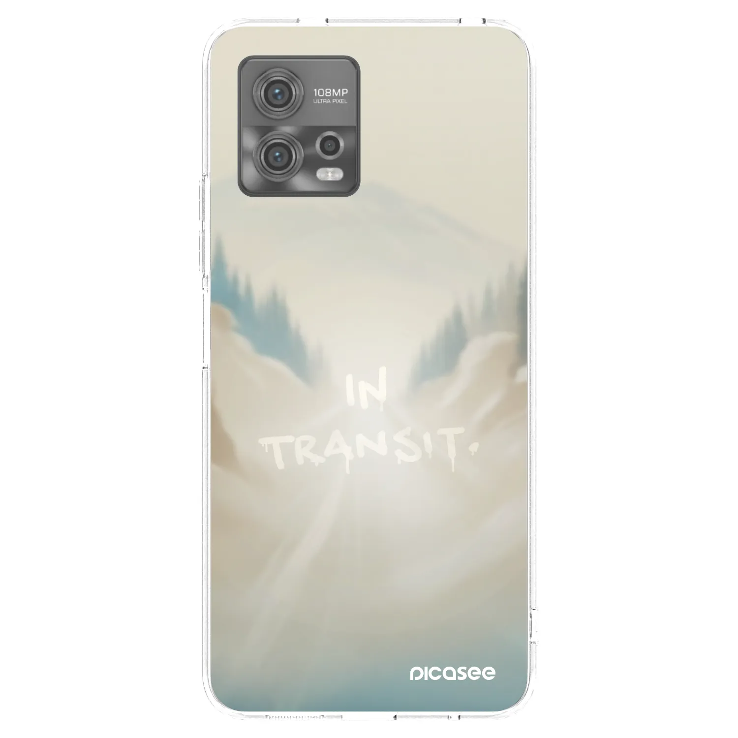 Picasee husă transparentă din silicon pentru Motorola Moto G72 - IN TRANSIT