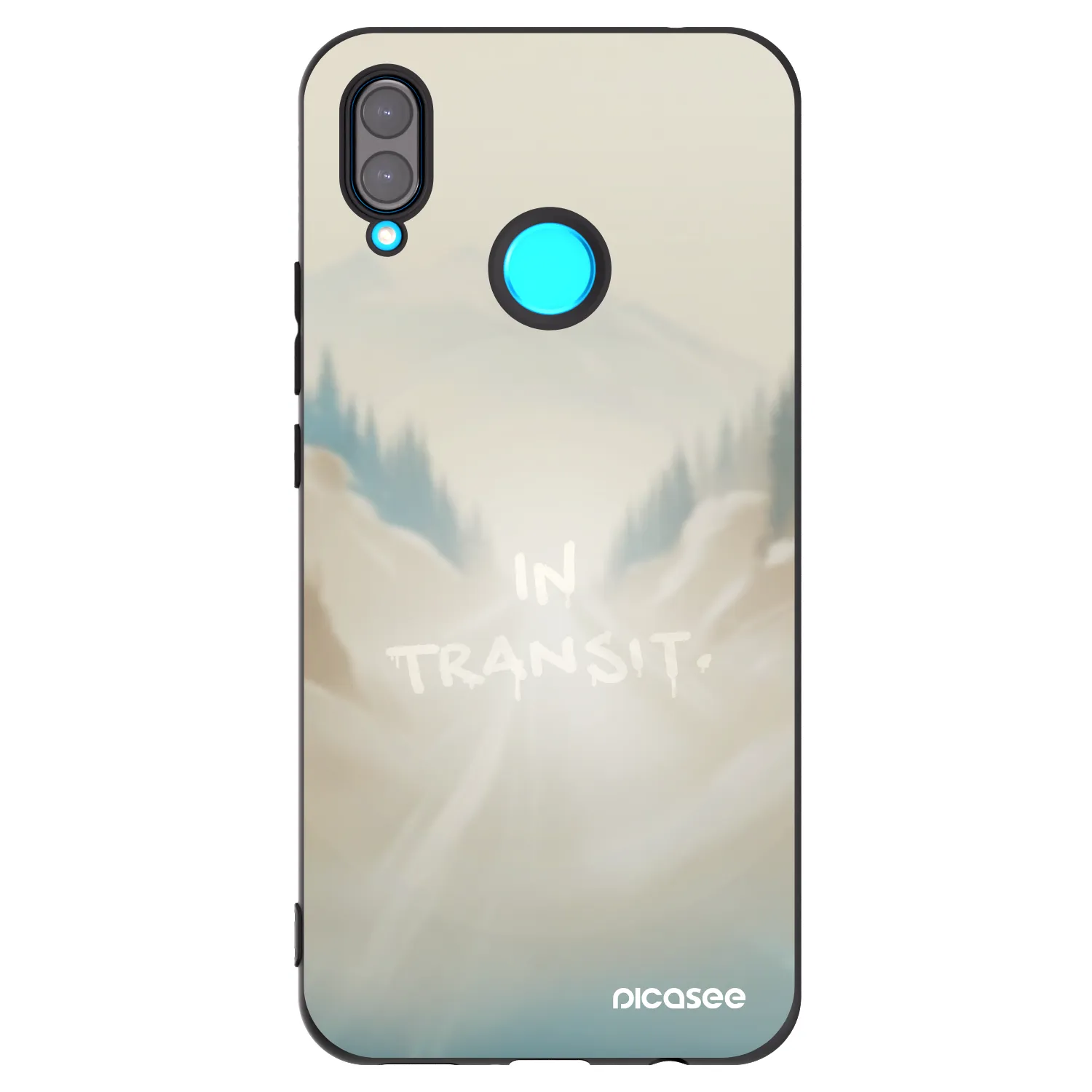 Picasee husă neagră din silicon pentru Huawei Nova 3 - IN TRANSIT