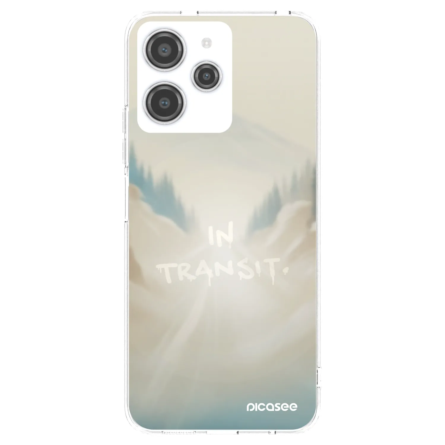 Picasee husă transparentă din silicon pentru Xiaomi Redmi 12 4G - IN TRANSIT