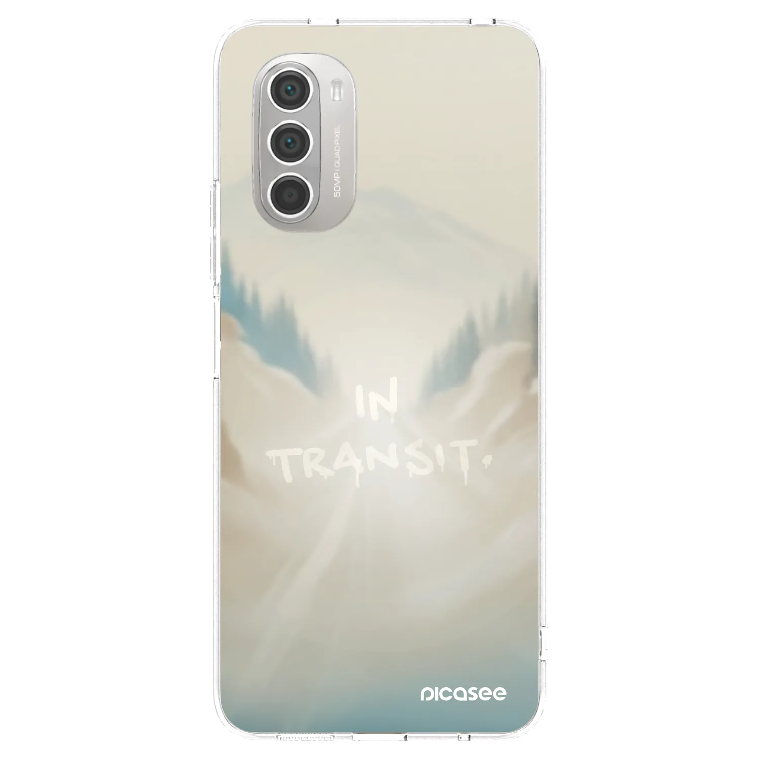 Picasee husă transparentă din silicon pentru Motorola Moto G51 - IN TRANSIT