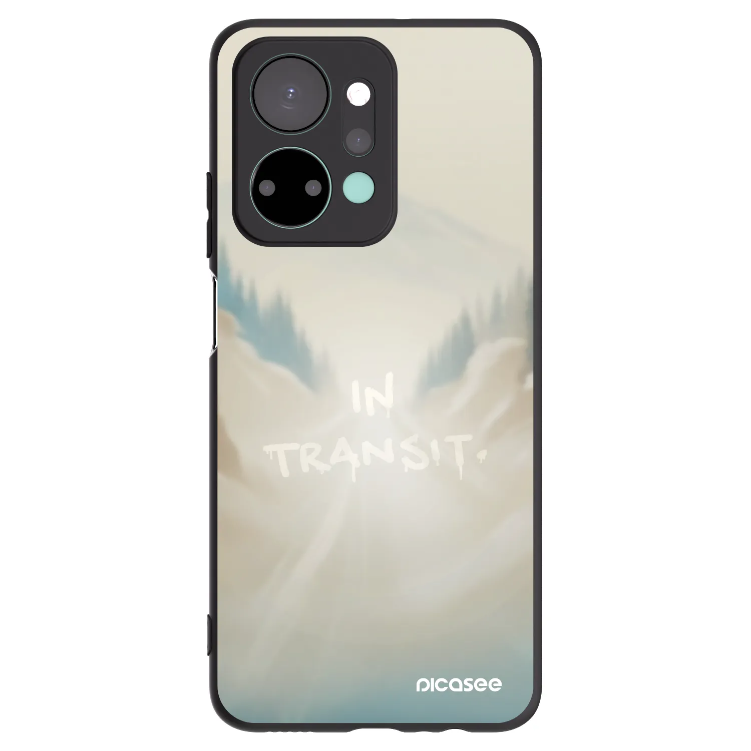Picasee husă neagră din silicon pentru Honor X7a - IN TRANSIT