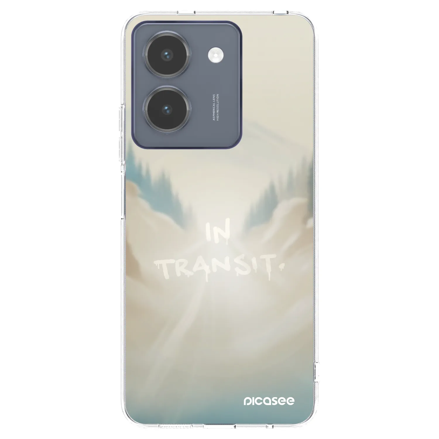 Picasee husă transparentă din silicon pentru Vivo Y36 4G - IN TRANSIT