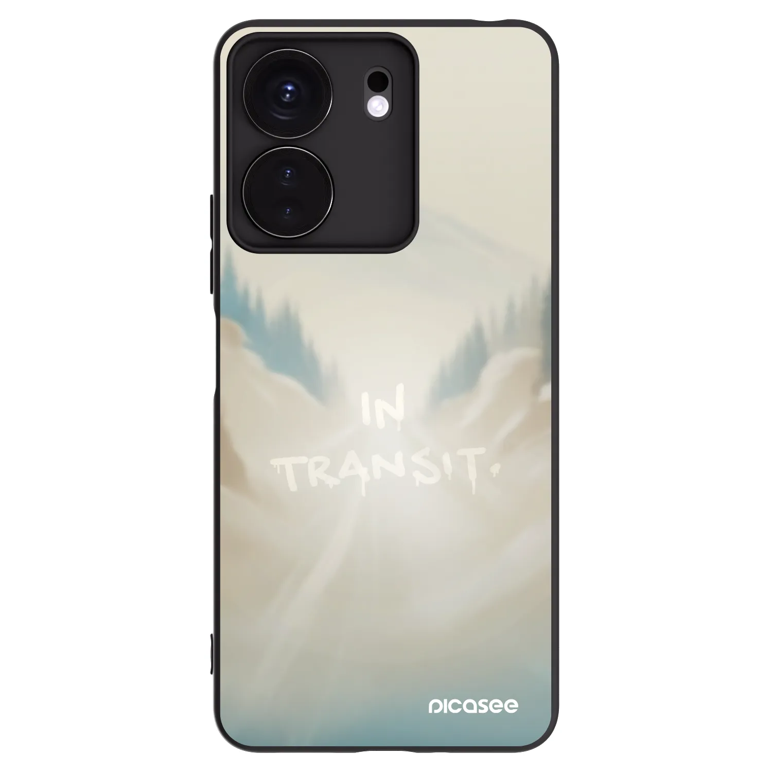 Picasee husă neagră din silicon pentru Xiaomi Redmi 13C 4G - IN TRANSIT