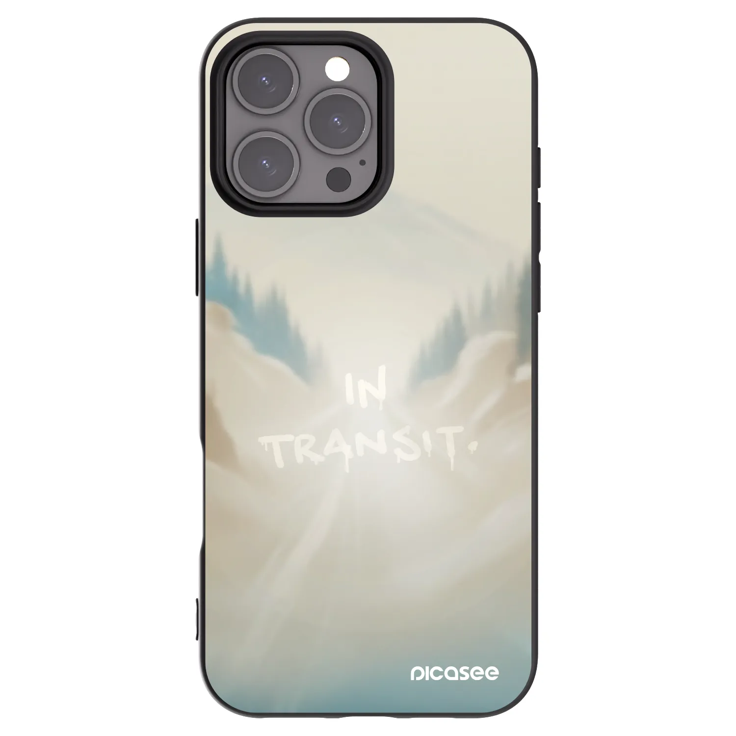 Picasee husă neagră din silicon pentru Apple iPhone 16 Pro Max - IN TRANSIT