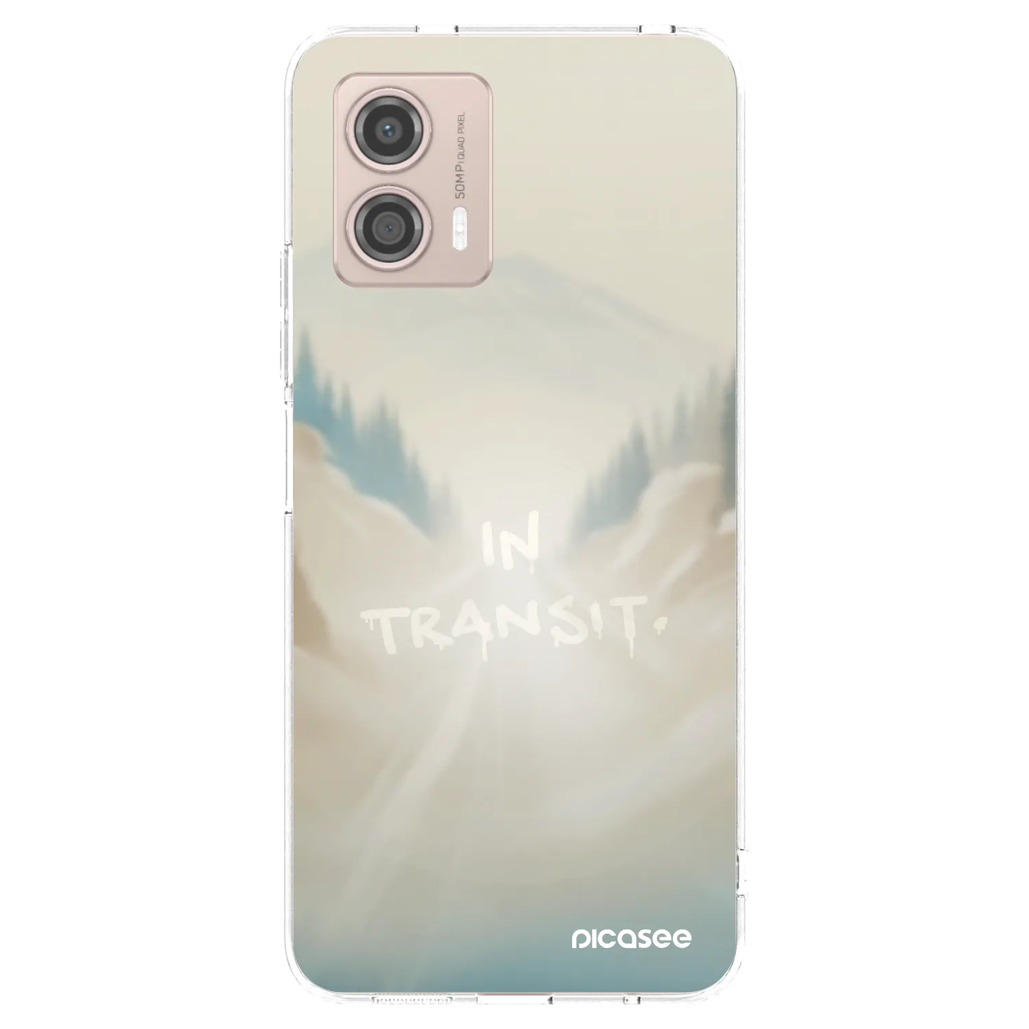 Picasee husă transparentă din silicon pentru Motorola Moto G53 5G - IN TRANSIT