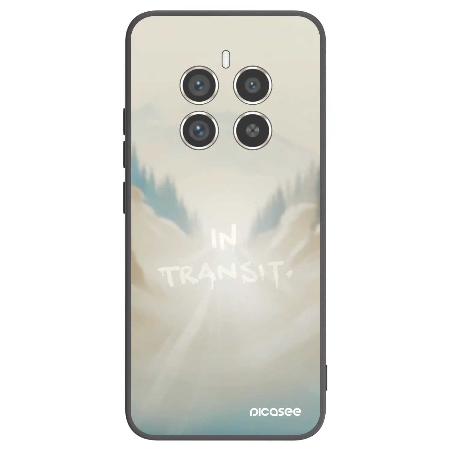 Picasee husă neagră din silicon pentru Realme 12 Pro 5G - IN TRANSIT
