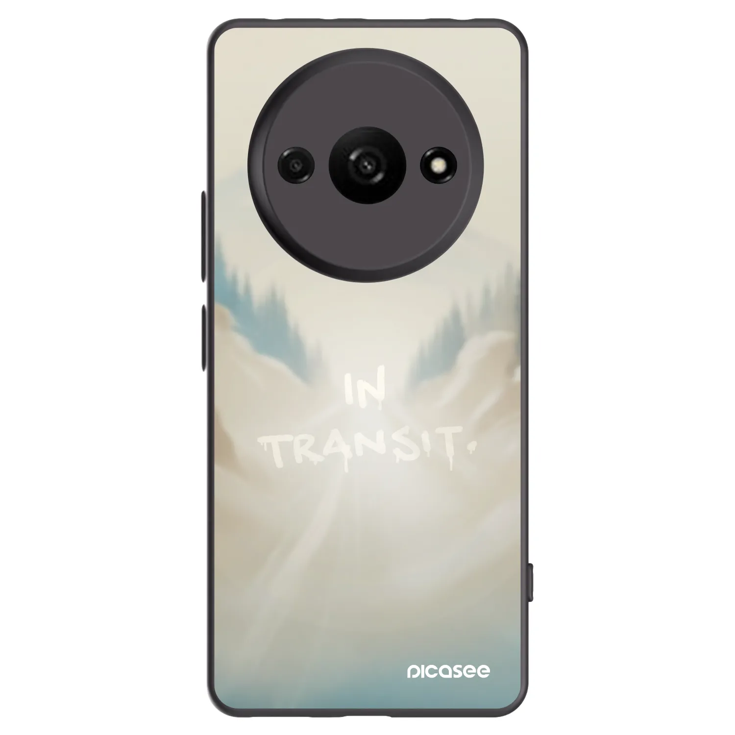 Picasee husă neagră din silicon pentru Xiaomi Redmi A3 - IN TRANSIT