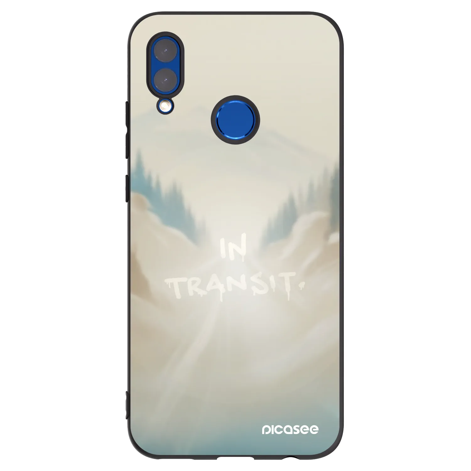Picasee husă neagră din silicon pentru Honor 10 Lite - IN TRANSIT