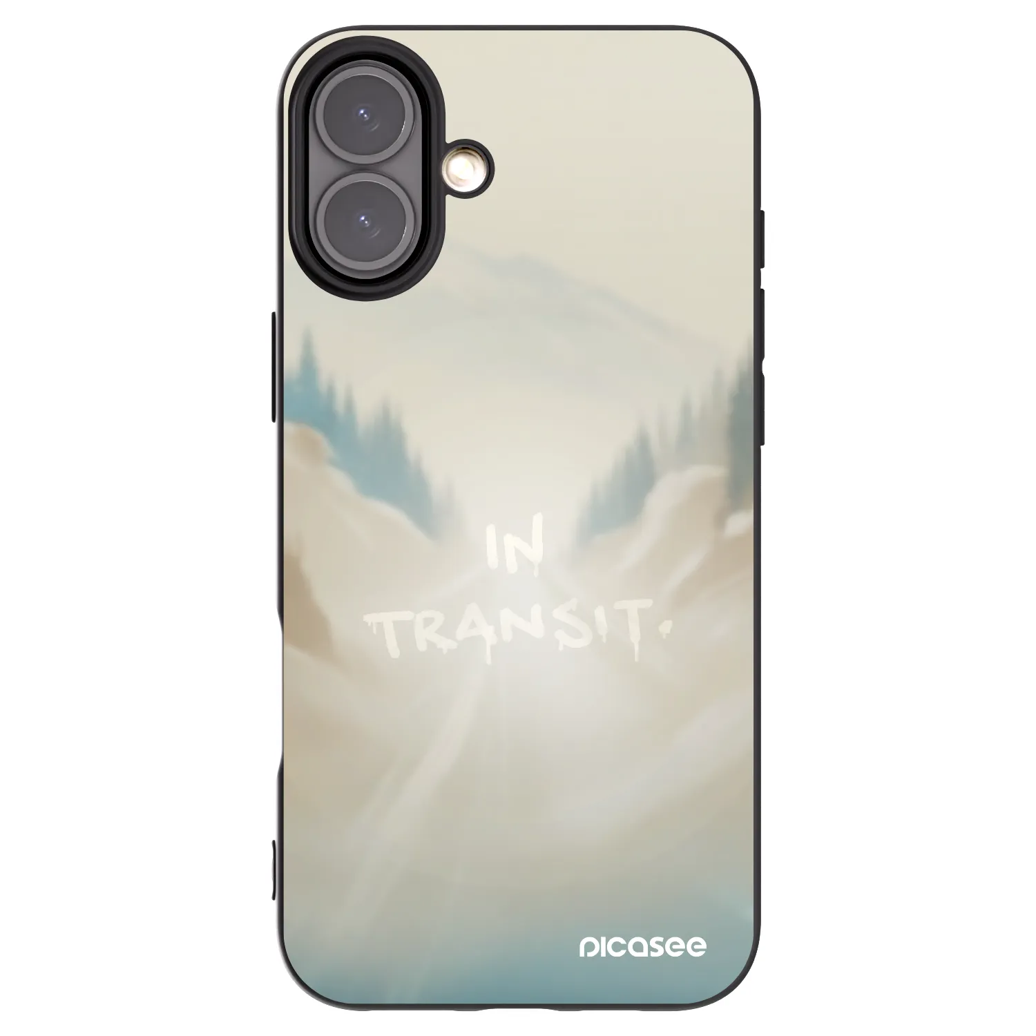 Picasee husă neagră din silicon pentru Apple iPhone 16 Plus - IN TRANSIT