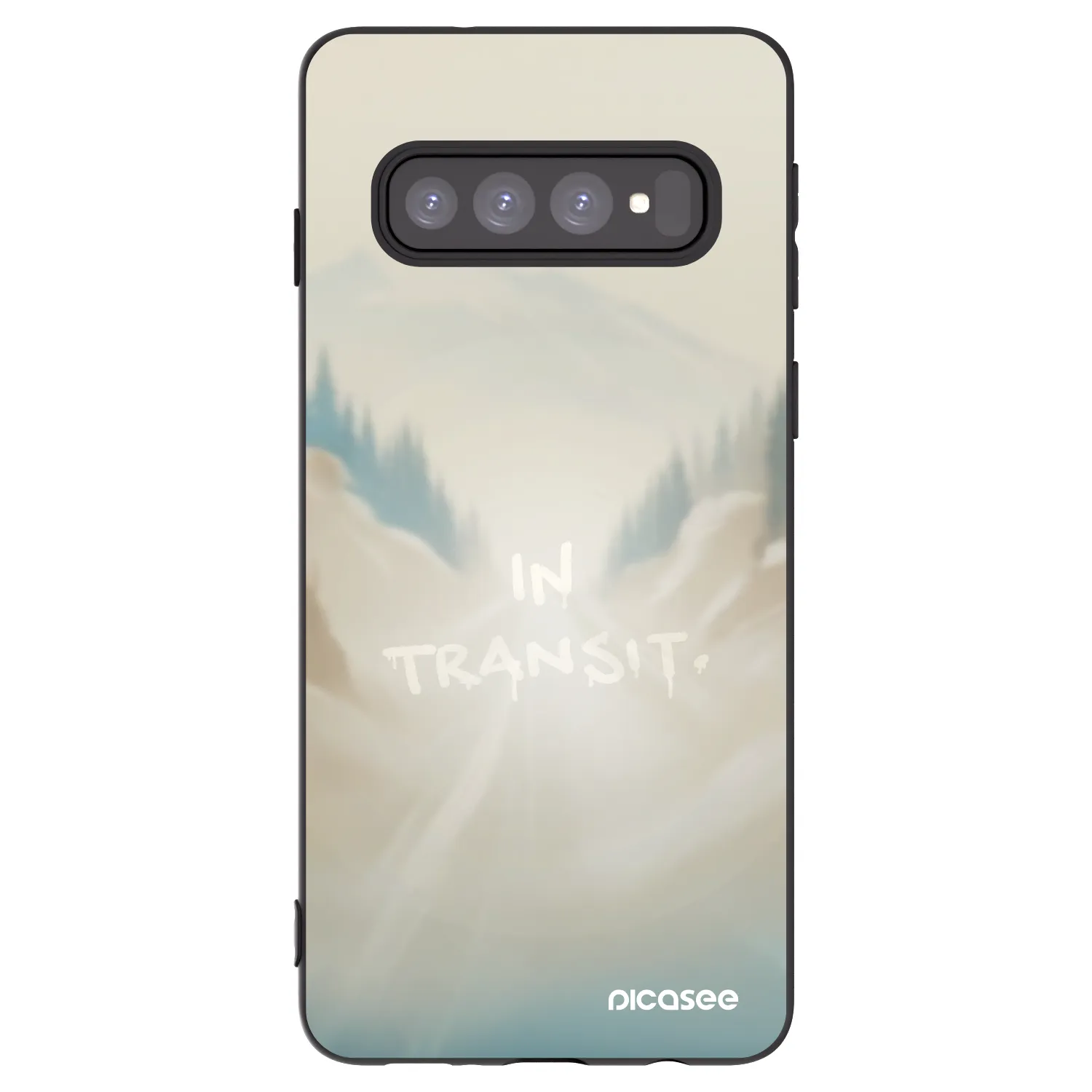 Picasee husă neagră din silicon pentru Samsung Galaxy S10 G973 - IN TRANSIT