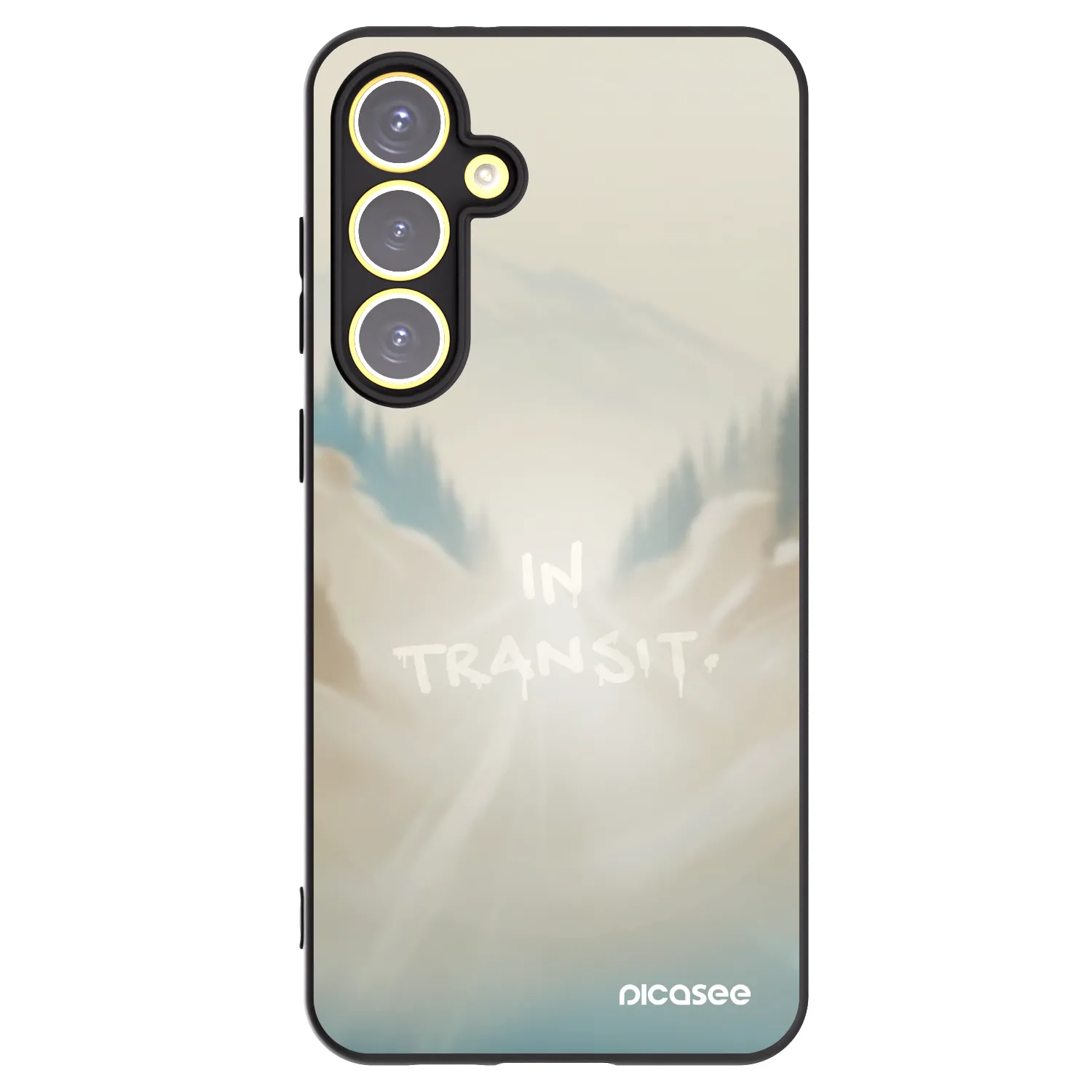 Picasee husă neagră din silicon pentru Samsung Galaxy S24 FE S721B - IN TRANSIT