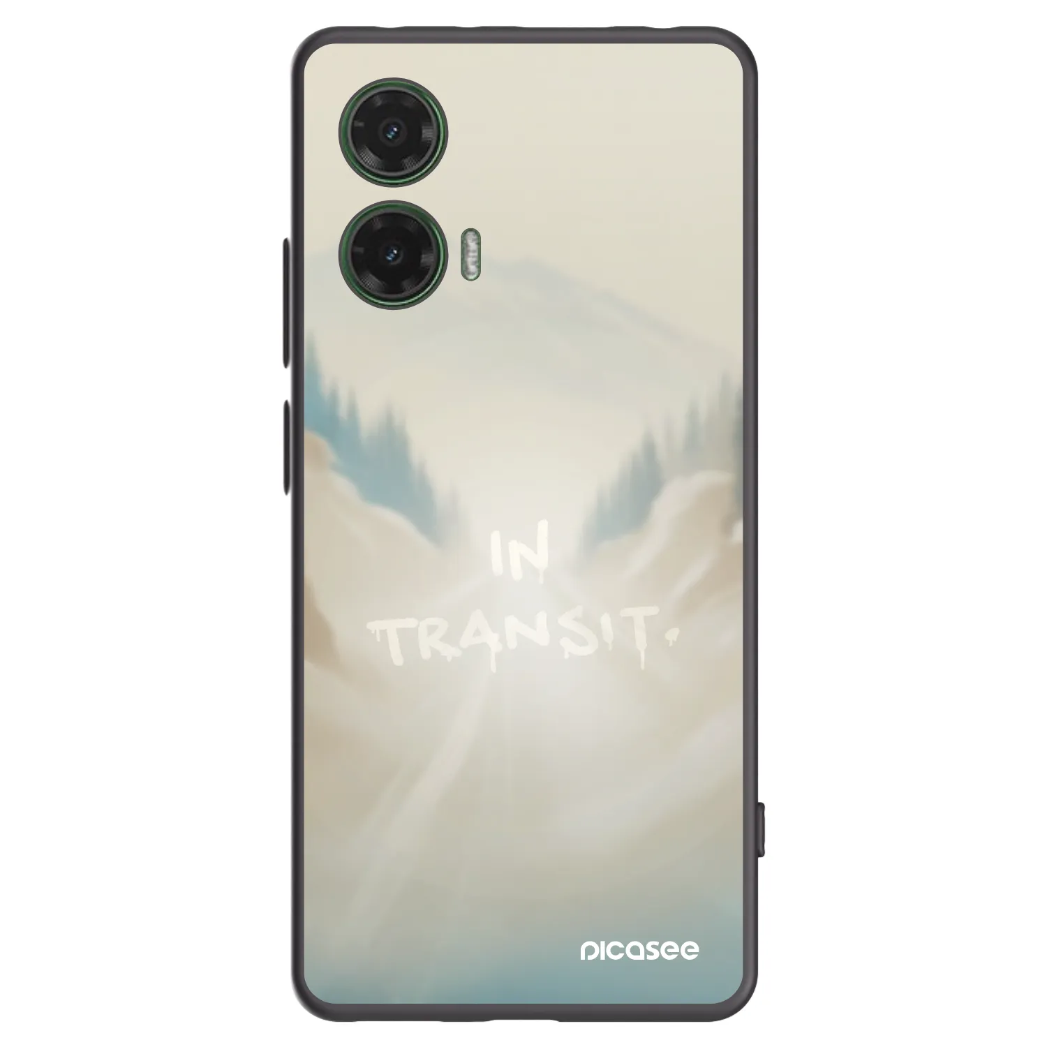 Picasee husă neagră din silicon pentru Motorola Moto G35 5G - IN TRANSIT