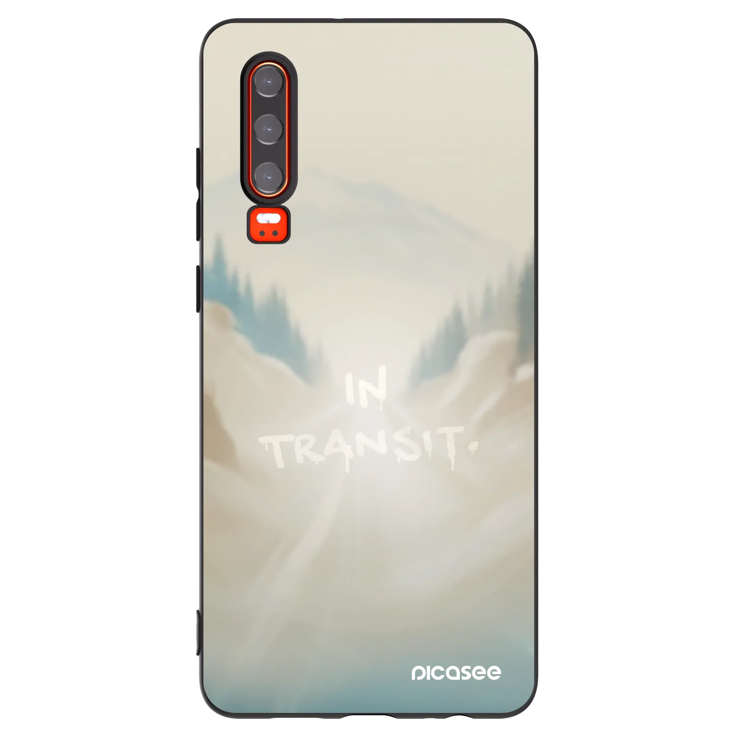 Picasee husă neagră din silicon pentru Huawei P30 - IN TRANSIT