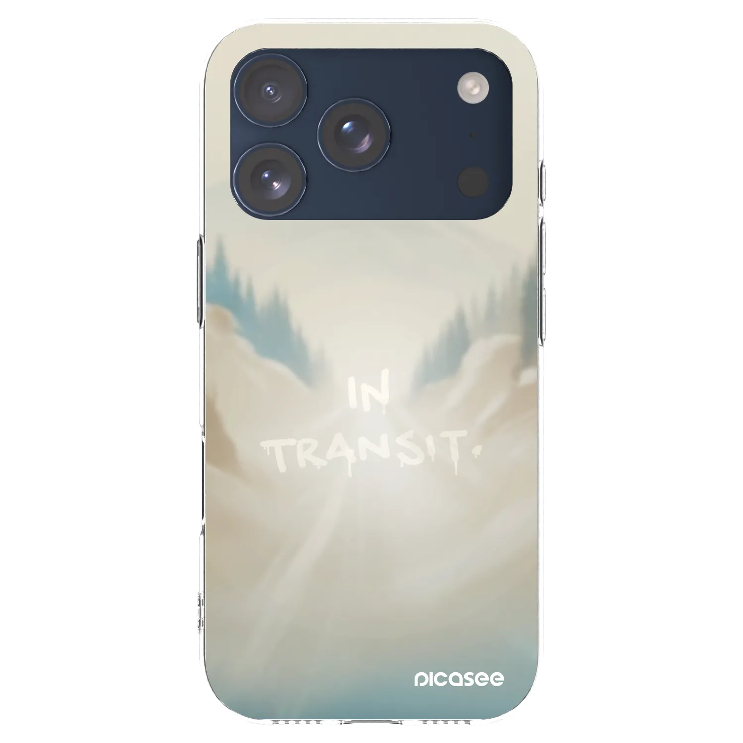 Picasee husă transparentă din silicon pentru Apple iPhone 17 Pro - IN TRANSIT