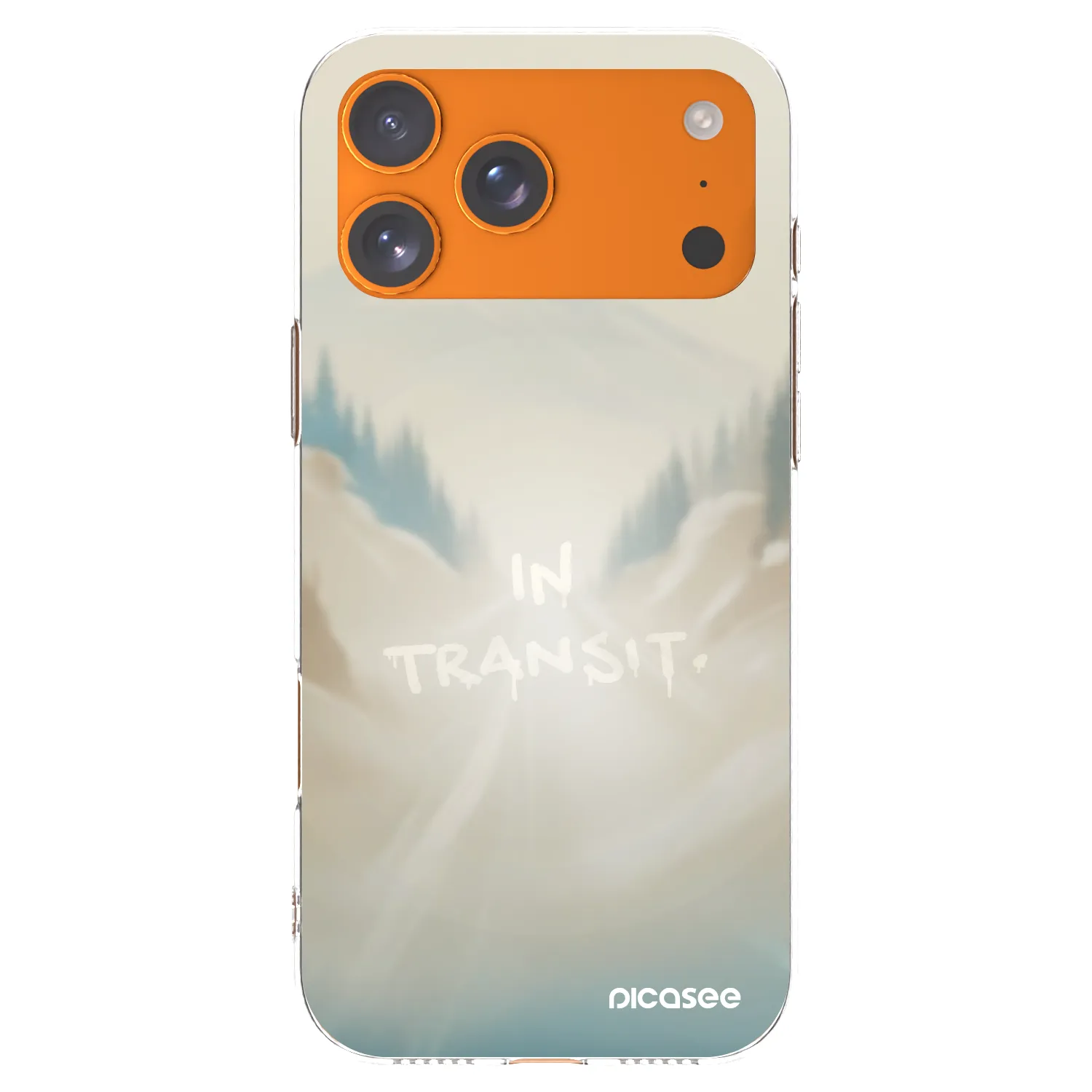 Picasee husă transparentă din silicon pentru Apple iPhone 17 Pro Max - IN TRANSIT