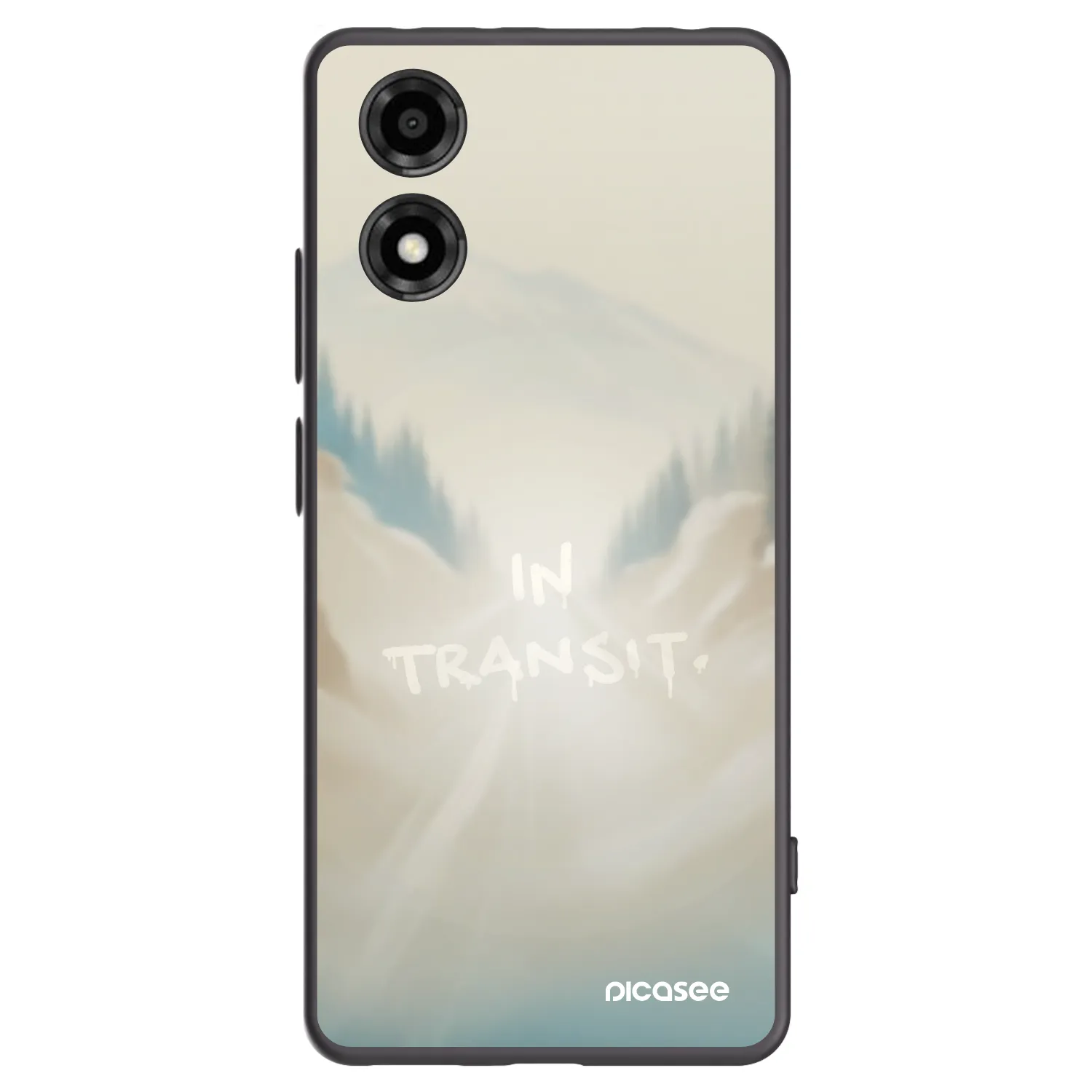 Picasee husă neagră din silicon pentru Motorola Moto E14 - IN TRANSIT