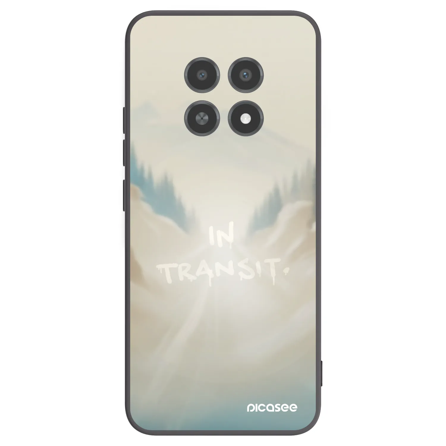 Picasee husă neagră din silicon pentru Realme 12X - IN TRANSIT