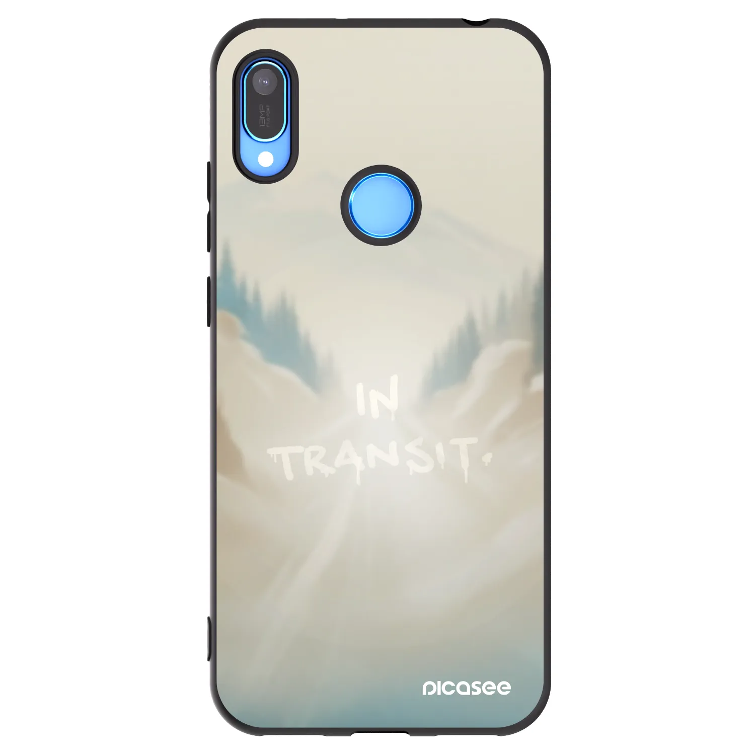 Picasee husă neagră din silicon pentru Huawei Y6 2019 - IN TRANSIT