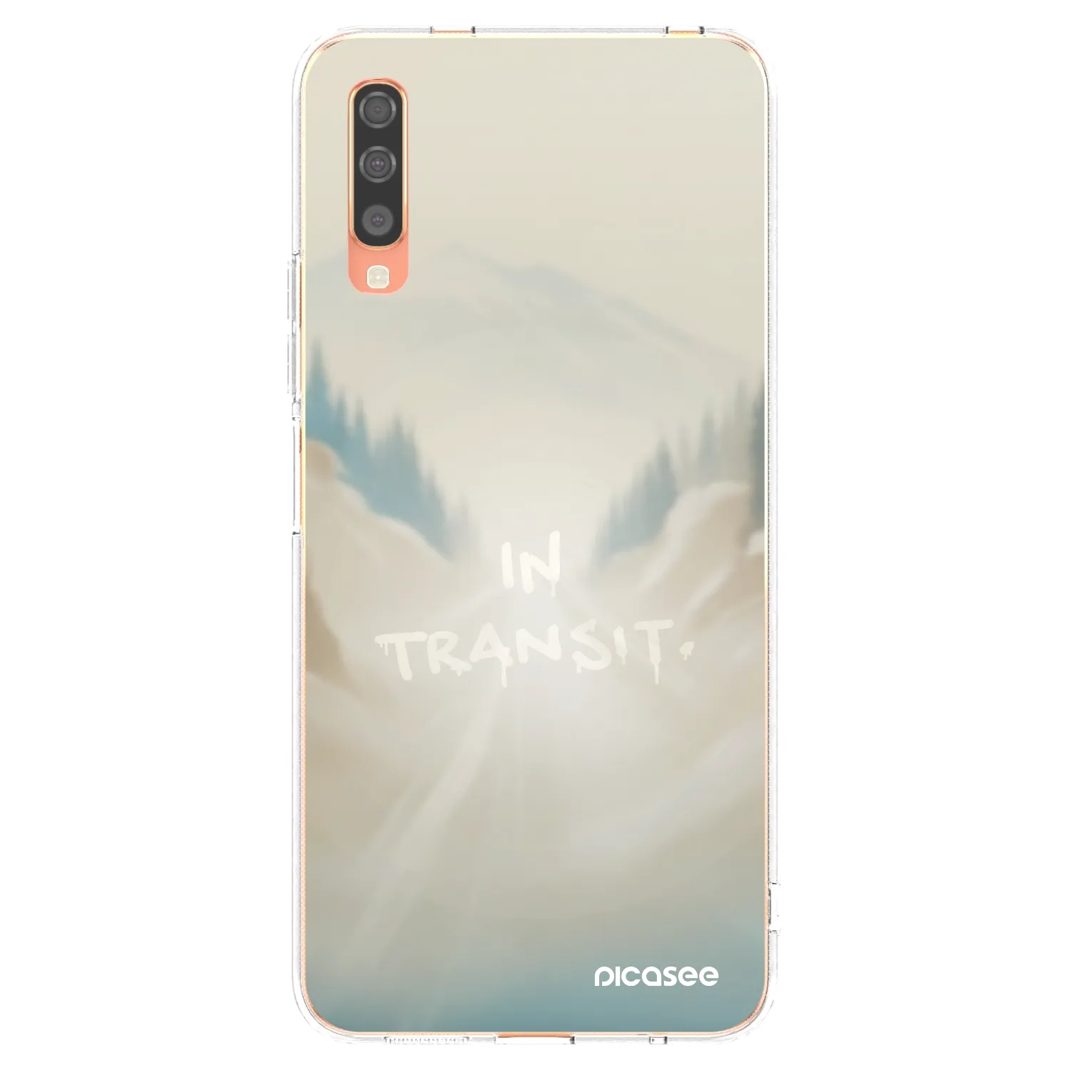 Picasee husă transparentă din silicon pentru Samsung Galaxy A70 A705F - IN TRANSIT