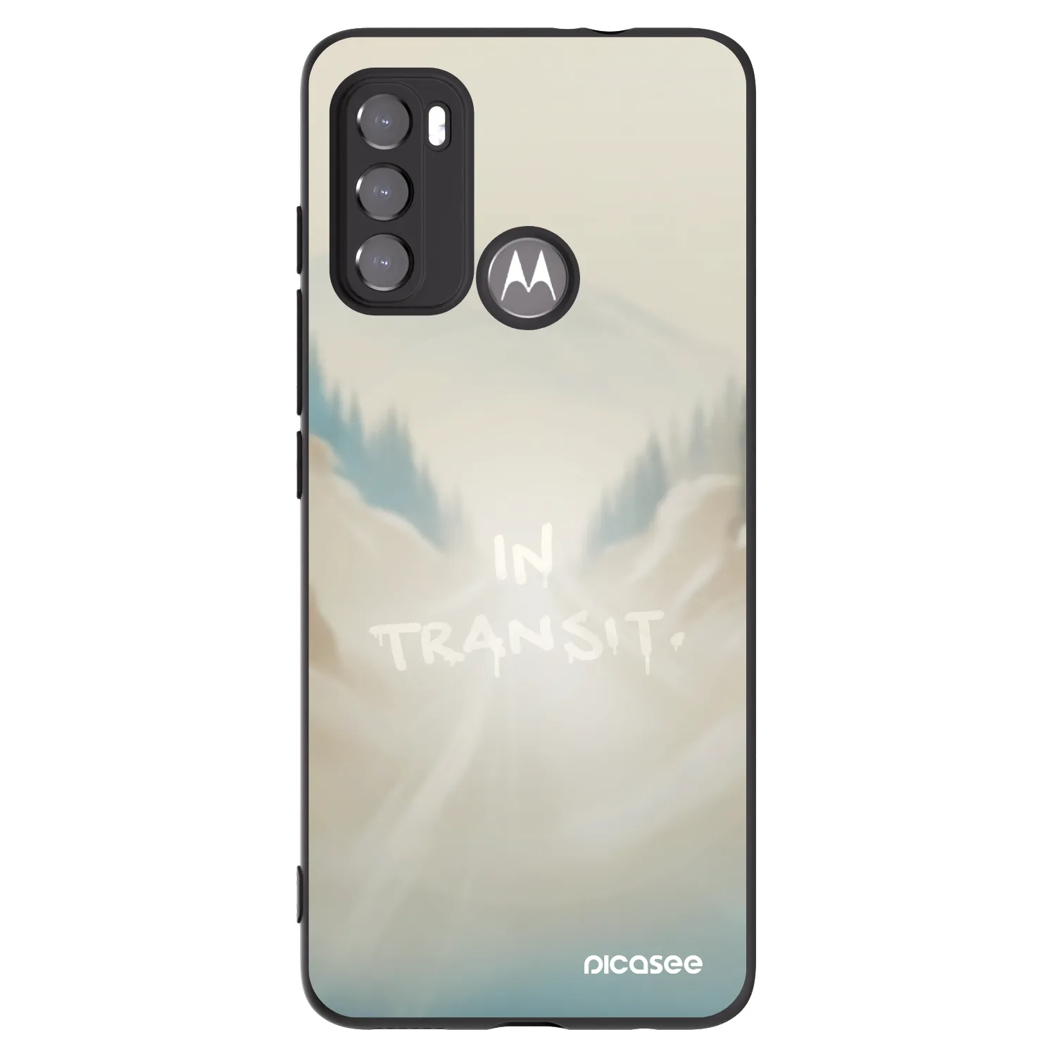 Picasee husă neagră din silicon pentru Motorola Edge 60 5G - IN TRANSIT