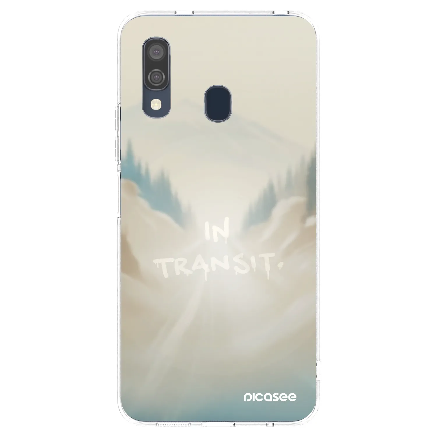 Picasee husă transparentă din silicon pentru Samsung Galaxy A40 A405F - IN TRANSIT
