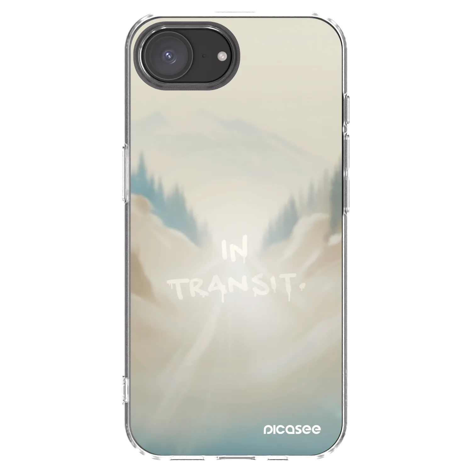 Picasee husă transparentă din silicon pentru Apple iPhone 17e - IN TRANSIT