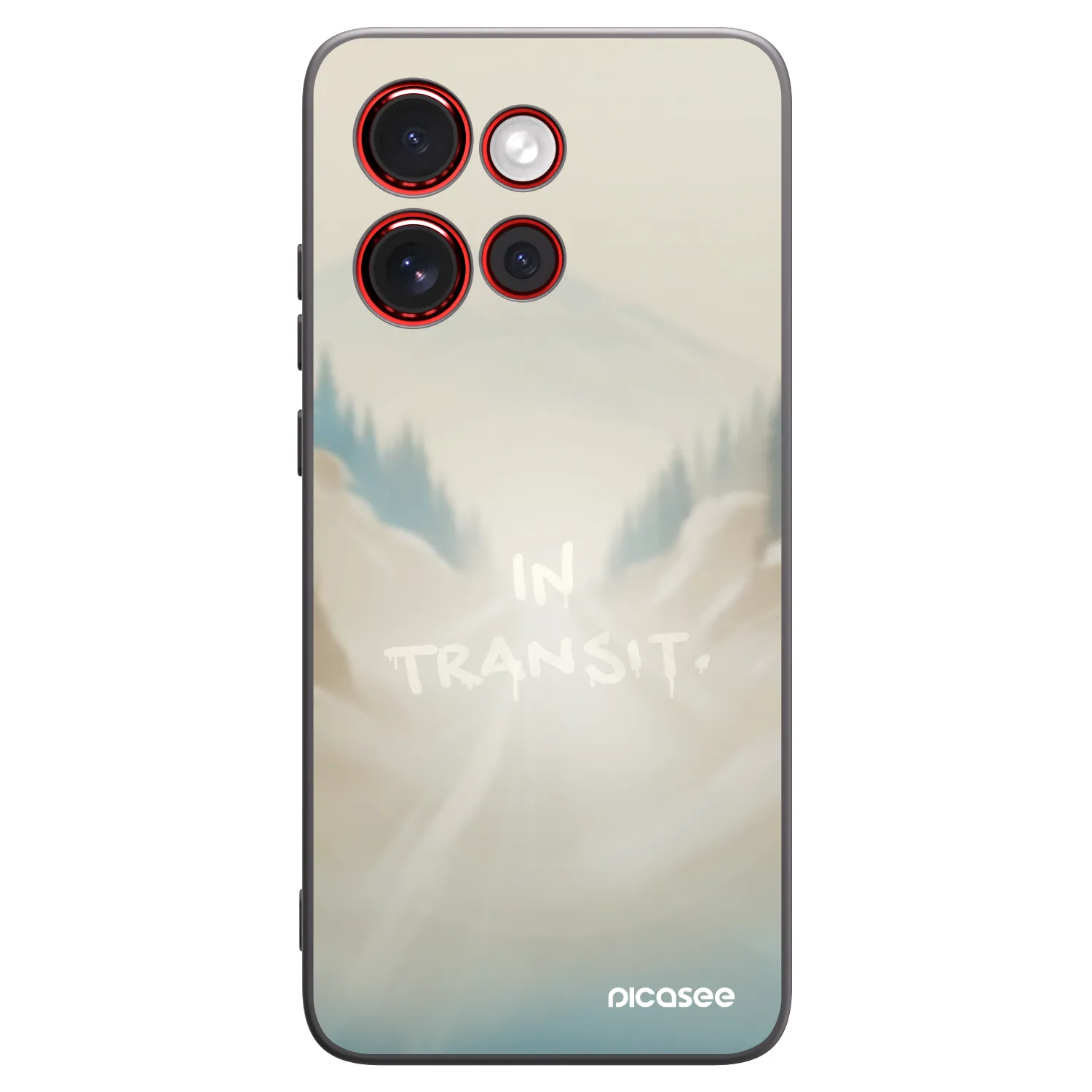 Picasee husă neagră din silicon pentru Motorola Edge 60 Neo 5G - IN TRANSIT
