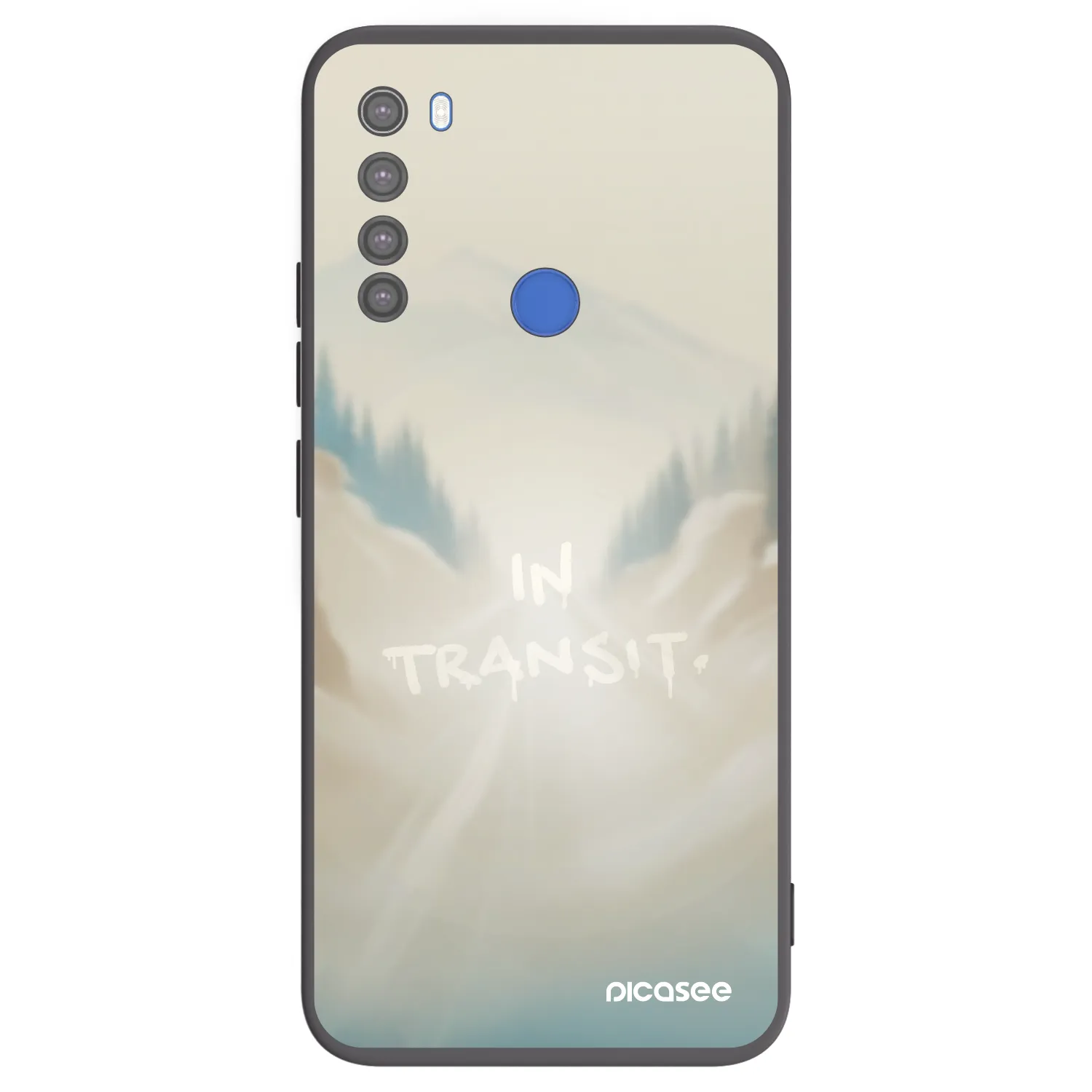Picasee husă neagră din silicon pentru Xiaomi Redmi Note 8T - IN TRANSIT