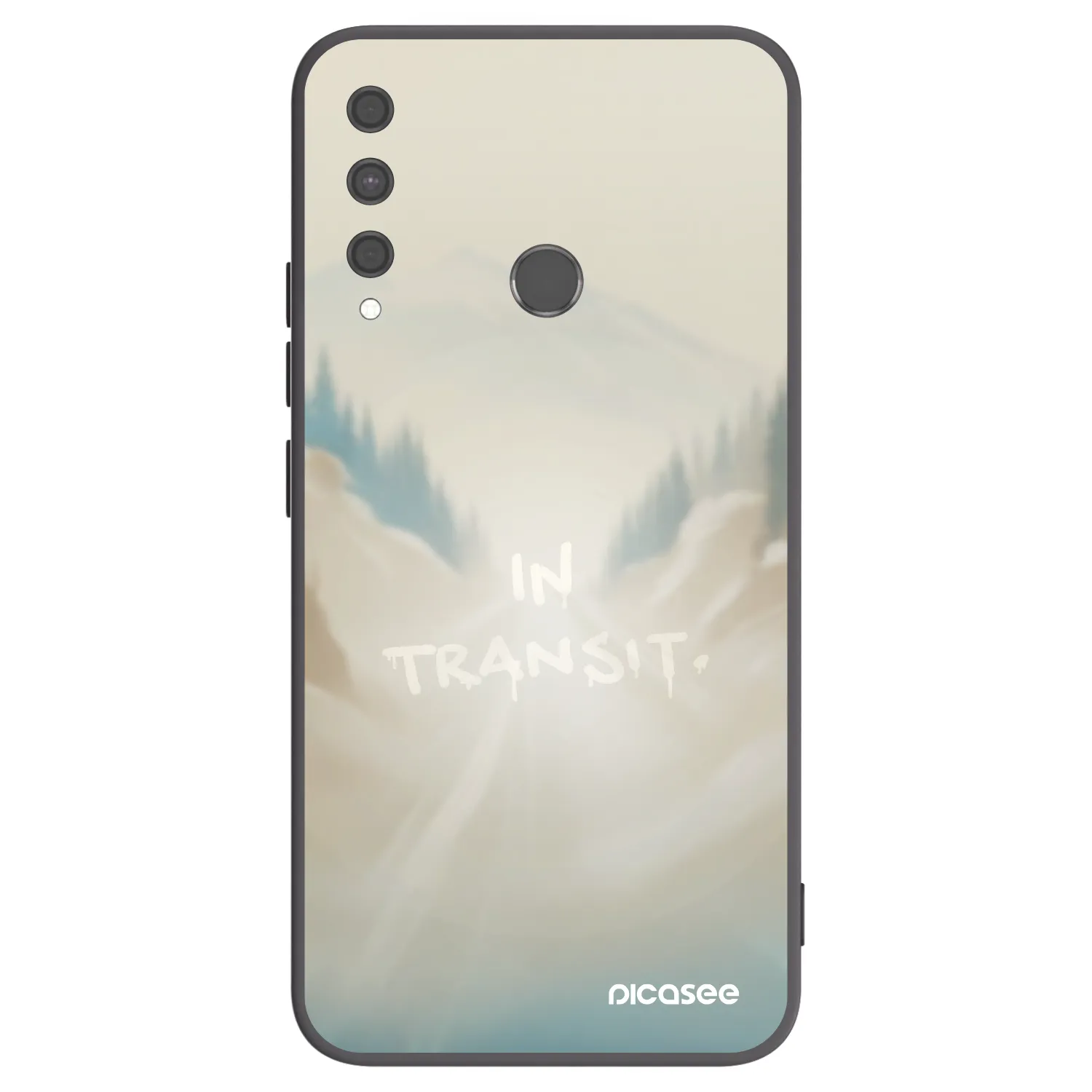 Picasee husă neagră din silicon pentru Huawei P40 Lite E - IN TRANSIT