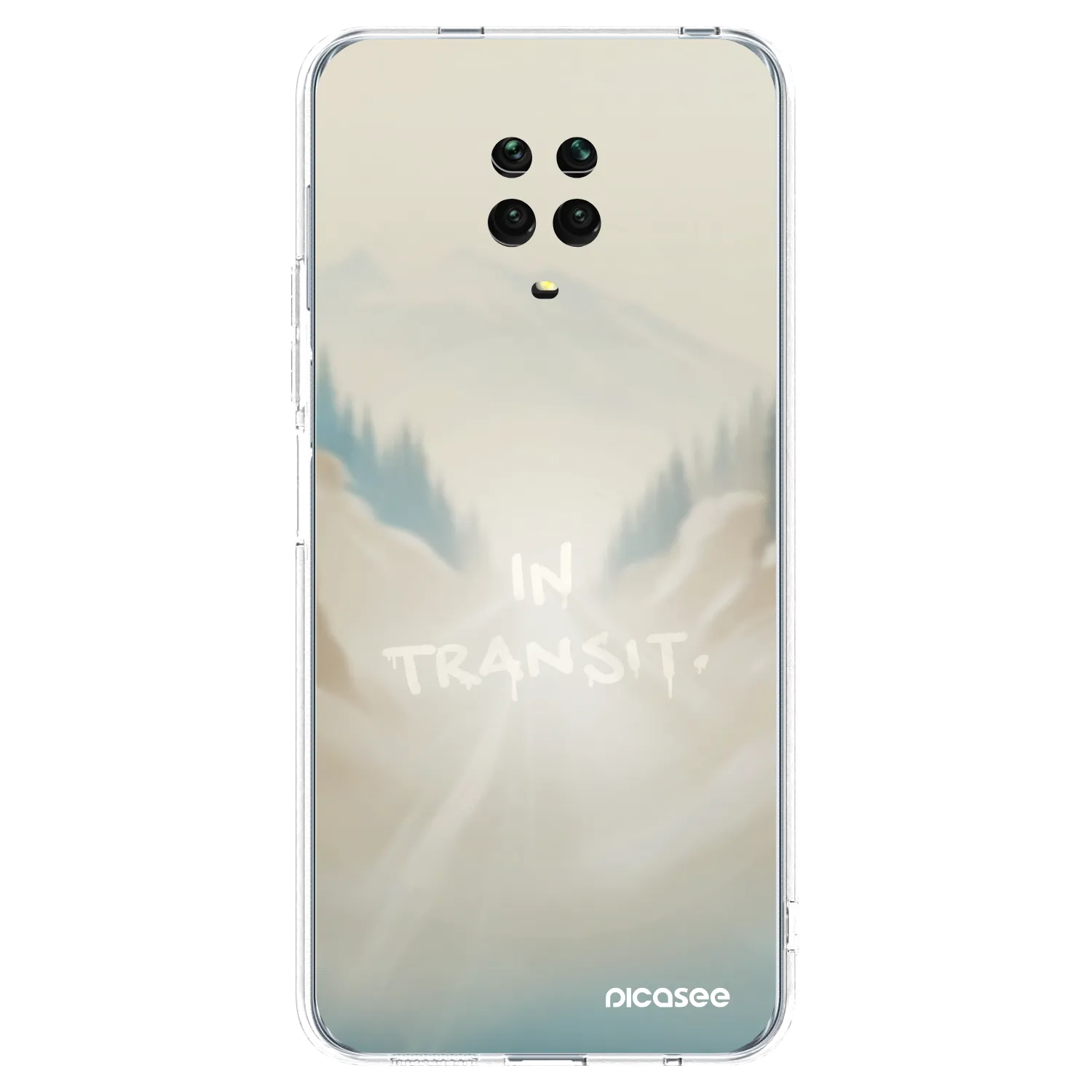 Picasee husă transparentă din silicon pentru Xiaomi Redmi Note 9 Pro - IN TRANSIT