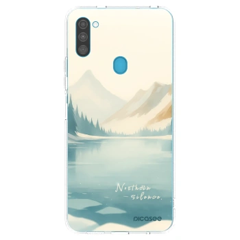 Picasee husă transparentă din silicon pentru Samsung Galaxy M11 - NOTHERN SILENCE