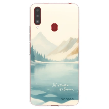 Picasee husă transparentă din silicon pentru Samsung Galaxy A20s - NOTHERN SILENCE