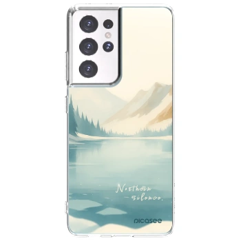 Picasee husă transparentă din silicon pentru Samsung Galaxy S21 Ultra 5G G998B - NOTHERN SILENCE