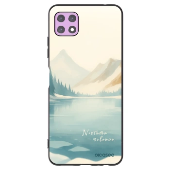 Picasee husă neagră din silicon pentru Samsung Galaxy A22 A226B 5G - NOTHERN SILENCE