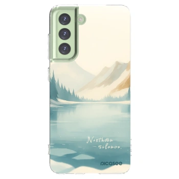 Picasee husă transparentă din silicon pentru Samsung Galaxy S21 FE 5G - NOTHERN SILENCE