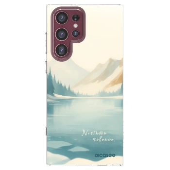 Picasee husă transparentă din silicon pentru Samsung Galaxy S22 Ultra 5G - NOTHERN SILENCE