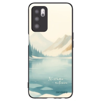 Picasee husă neagră din silicon pentru OPPO A16s - NOTHERN SILENCE