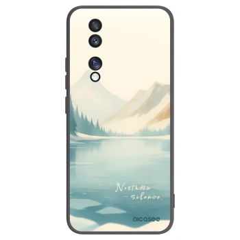 Picasee husă neagră din silicon pentru Honor 70 - NOTHERN SILENCE