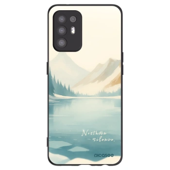 Picasee husă neagră din silicon pentru OPPO A94 5G - NOTHERN SILENCE