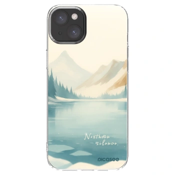 Picasee husă transparentă din silicon pentru Apple iPhone 15 Plus - NOTHERN SILENCE