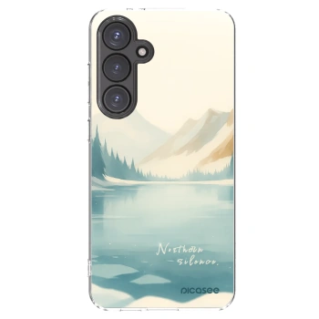 Picasee husă transparentă din silicon pentru Samsung Galaxy S24 FE S721B - NOTHERN SILENCE