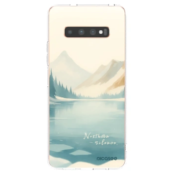 Picasee husă transparentă din silicon pentru Samsung Galaxy S10 Plus G975 - NOTHERN SILENCE