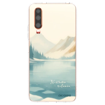 Picasee husă transparentă din silicon pentru Huawei P30 - NOTHERN SILENCE