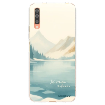 Picasee husă transparentă din silicon pentru Samsung Galaxy A70 A705F - NOTHERN SILENCE
