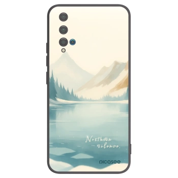 Picasee husă neagră din silicon pentru Huawei Nova 5T - NOTHERN SILENCE