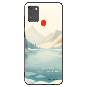 Picasee husă neagră din silicon pentru Samsung Galaxy A21s - NOTHERN SILENCE