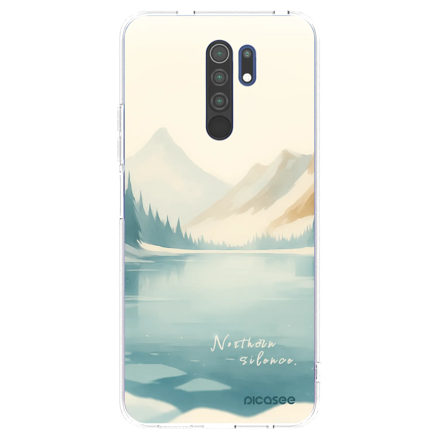 Picasee husă transparentă din silicon pentru Xiaomi Redmi 9 - NOTHERN SILENCE