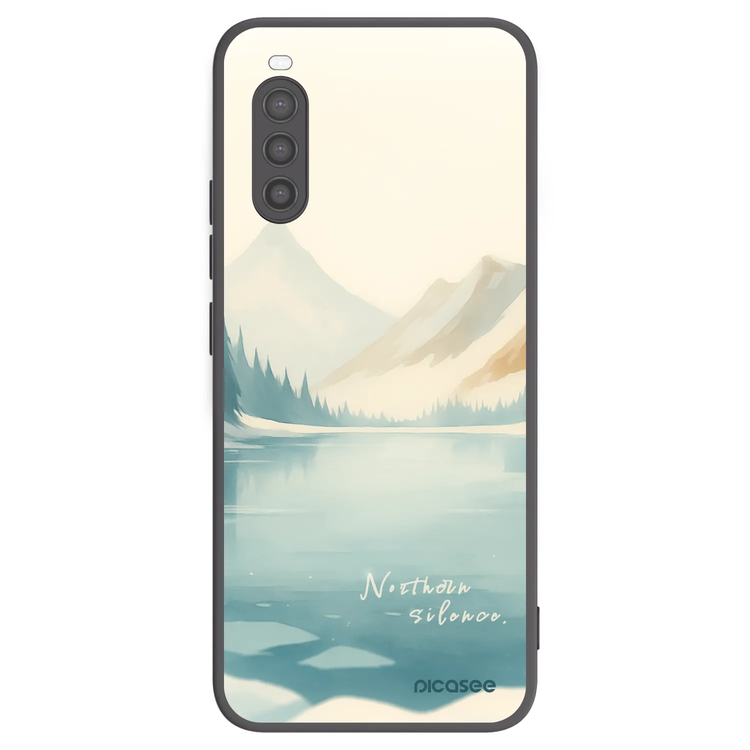 Picasee husă neagră din silicon pentru Sony Xperia 10 II - NOTHERN SILENCE