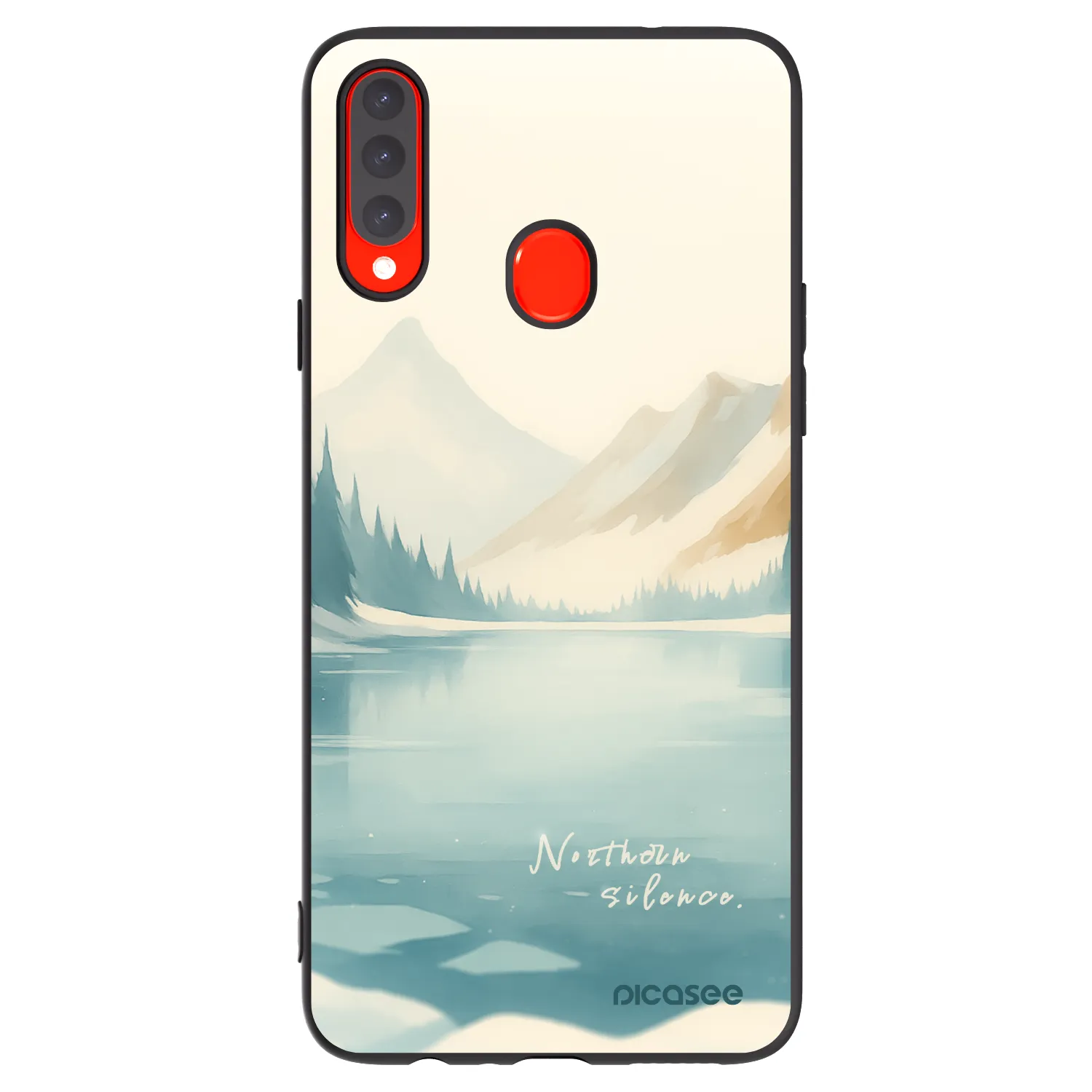 Picasee husă neagră din silicon pentru Samsung Galaxy A20s - NOTHERN SILENCE